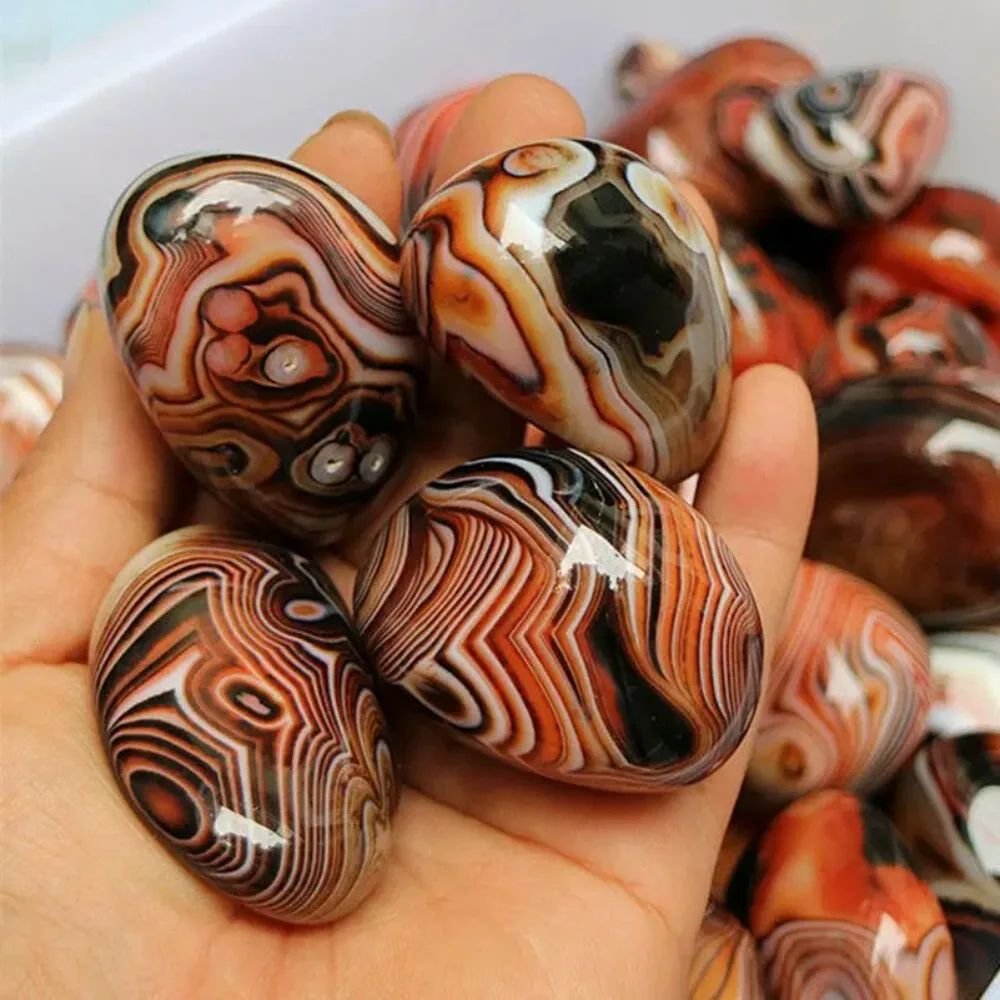 Natural agate stone